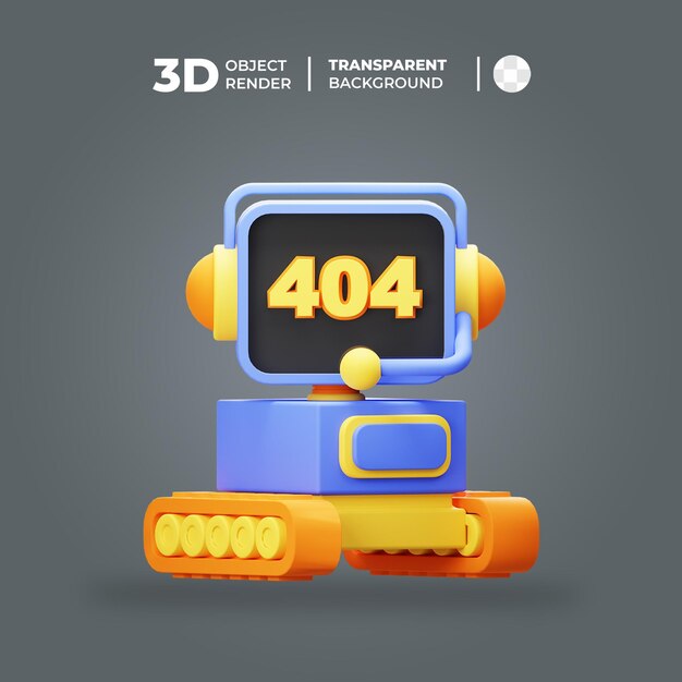 Error del centro de llamadas del robot 3D