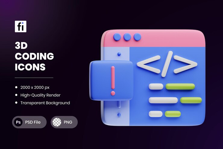 PSD error en el código de codificación de la ilustración 3d