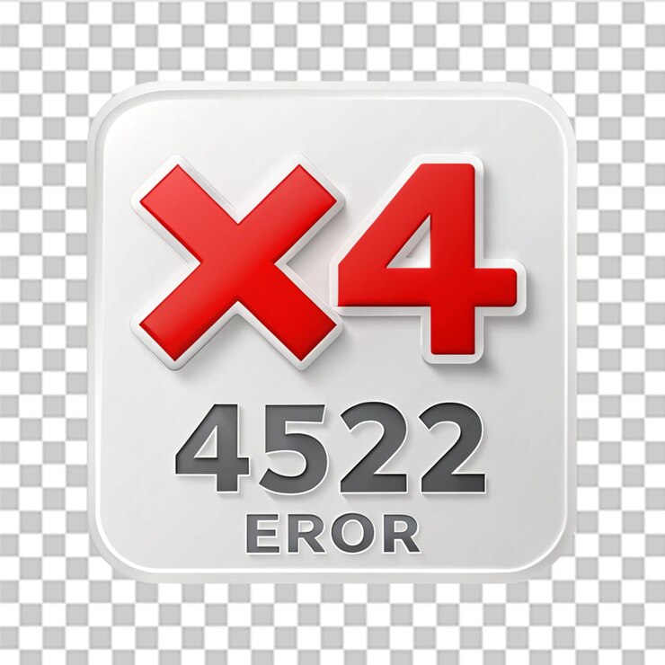 PSD error falso incorrecto ícono del logotipo x aislado en fondo transparente
