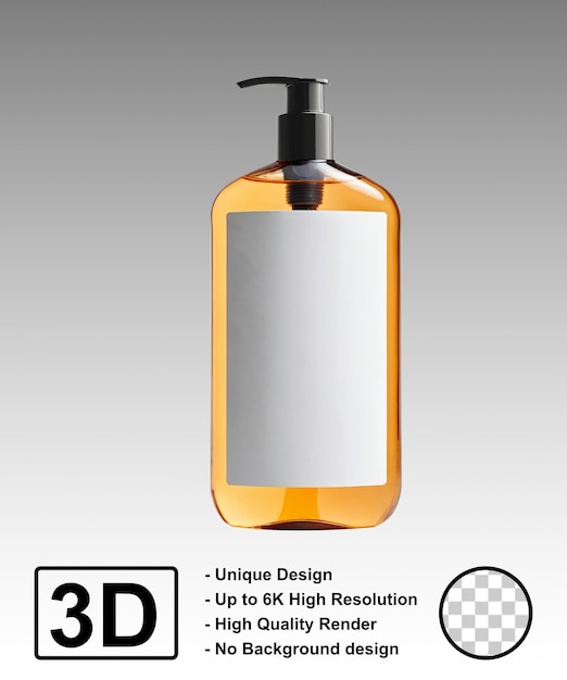 Ersatz des Logo-Designs von Seifen-Shampoo-Körperwäsche-Flasche-Mockup