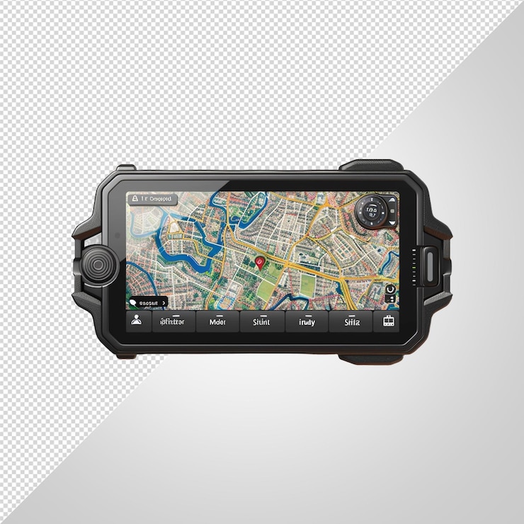 PSD erstaunliches gps-navigationssystem png