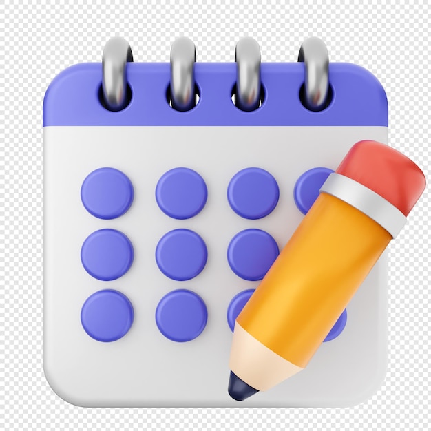 Erstellen von 3D-Kalender Bleistift