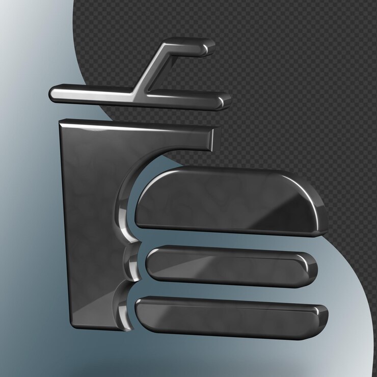 PSD este es un hermoso diseño 3d bebida amp icona de hamburguesa con una hermosa textura metálica