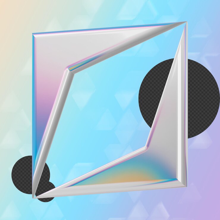 Este es un hermoso icono 3D diseñado con una hermosa textura de vidrio