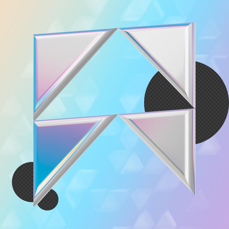 Este es un hermoso icono 3D diseñado con una hermosa textura de vidrio