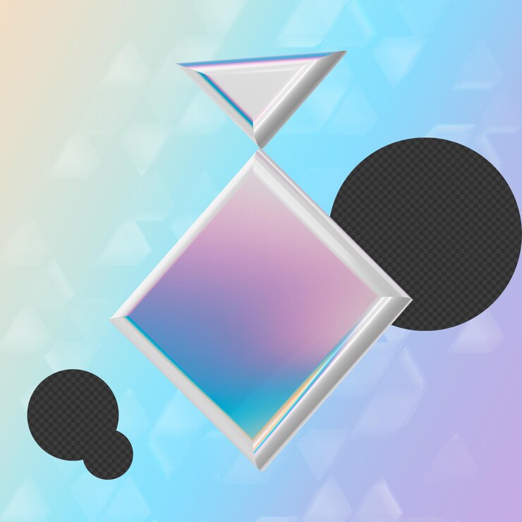 Este es un hermoso icono 3D diseñado con una hermosa textura de vidrio