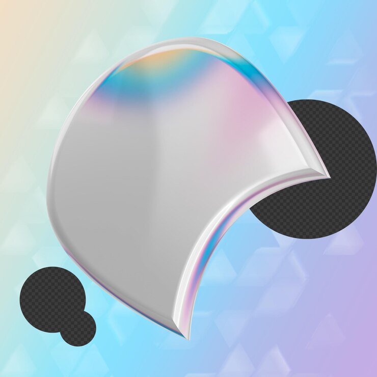 Este es un hermoso icono 3D diseñado con una hermosa textura de vidrio