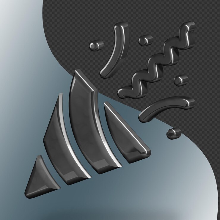 Este es un ícono 3D bellamente diseñado con una hermosa textura metálica.