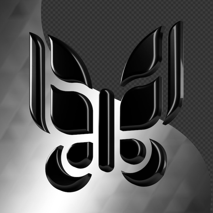 Este es un ícono 3D bellamente diseñado con una hermosa textura metálica.