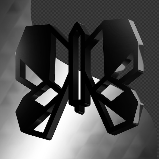 Este es un ícono de origami 3D bellamente diseñado con una hermosa textura metálica.