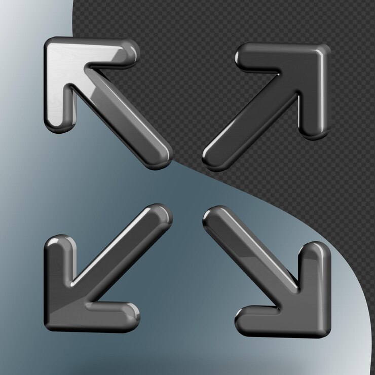 Este es un icono de pantalla 3D bellamente diseñado con una hermosa textura metálica