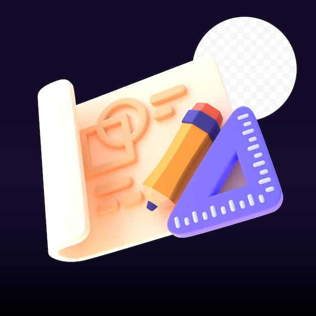 Esboçar imagem renderizada em 3D