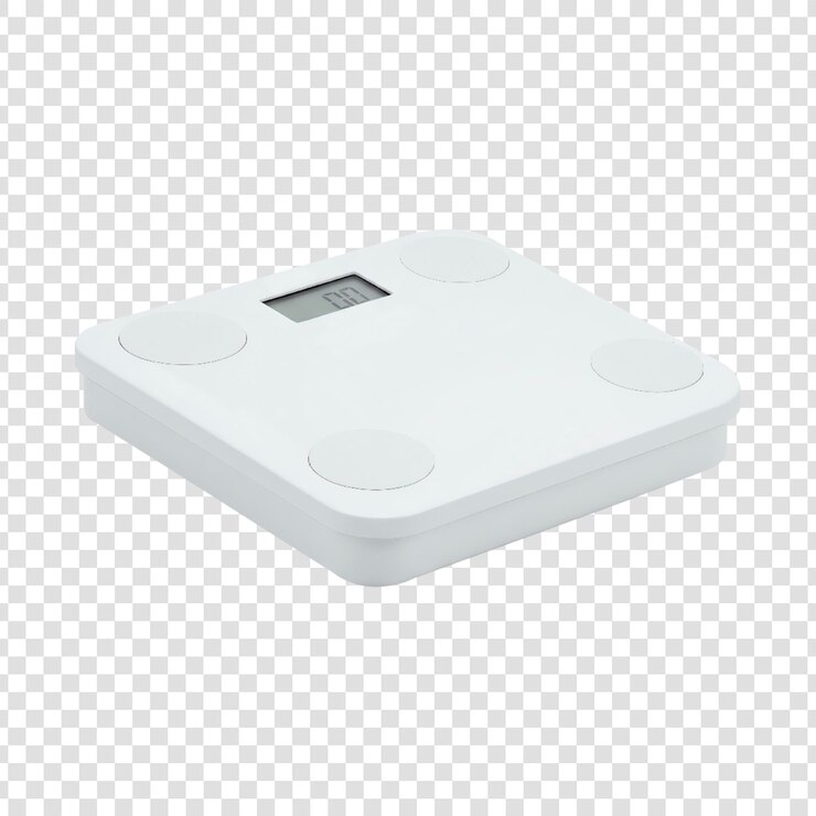PSD escala digital de cuerpo blanco