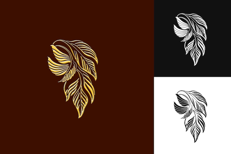 PSD escalas de boa de árbol amazónico con pétalos de pájaro del paraíso y diseño vectorial de ilustración creativa simp