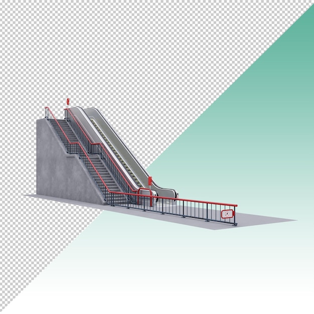 PSD escalator avec escalier