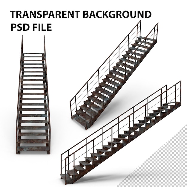 Escaleras industriales PNG