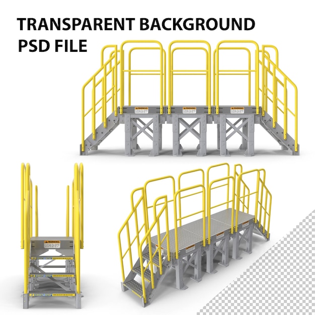 PSD escaleras industriales png