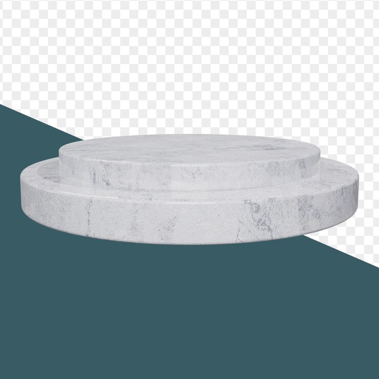 PSD escaparate de pedestal de cilindro de podio de mármol de lujo escena vacía de fondo 3d para colocar el producto