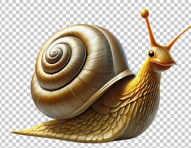 PSD l'escargot en 3d