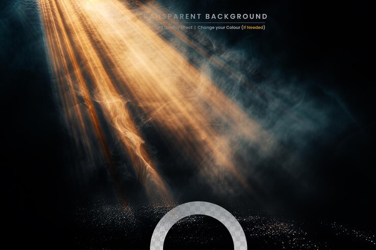 PSD escena abstracta con haz de luz para la colocación de su producto spotlight