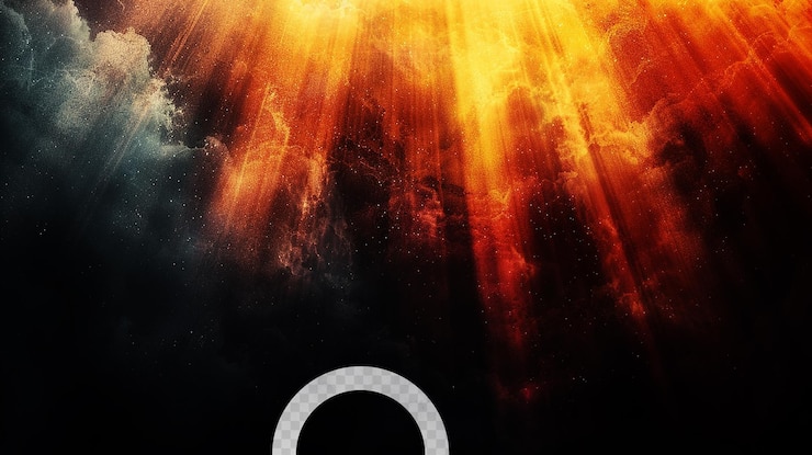 PSD escena abstracta con haz de luz para la colocación de su producto spotlight