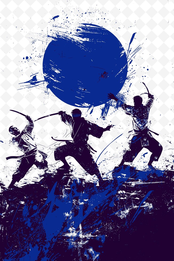 PSD escena de artes marciales de capoeira con practicantes que representan una ilustración vida y cultura brasileñas