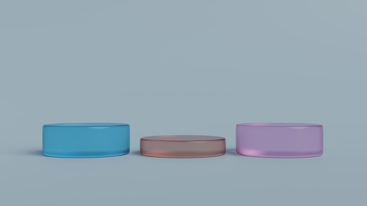 PSD escena de podio o soporte de pilar para renderizado 3d de fondo pastel mínimo