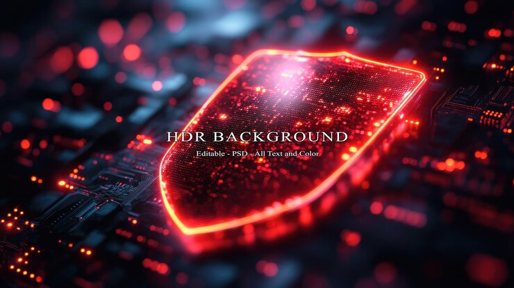 PSD escudo de ciberseguridad fortaleza digital en la red
