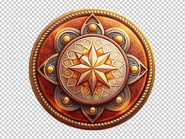 PSD escudo de medalhão