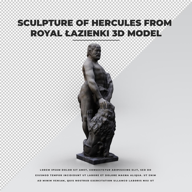 Escultura de Hércules de Royal lazienki