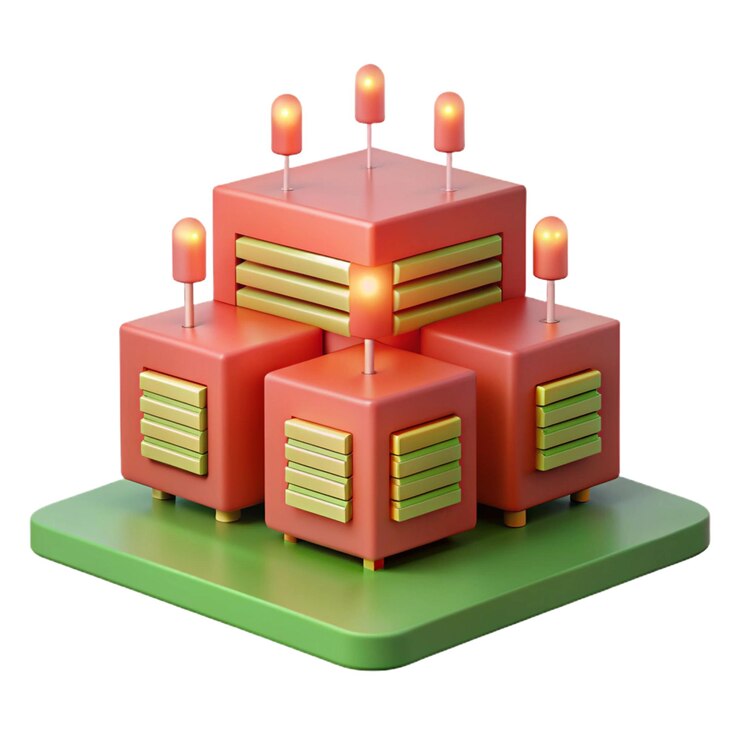 PSD una escultura de lego con una caja roja con velas en ella