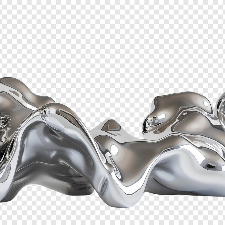 PSD escultura metálica abstracta