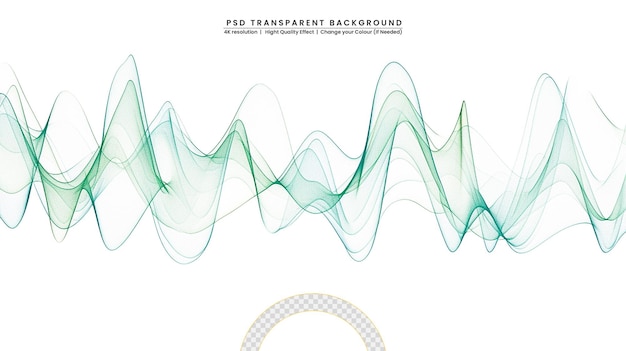 PSD esfera futurista vectorial de partículas y líneas en fondo transparente