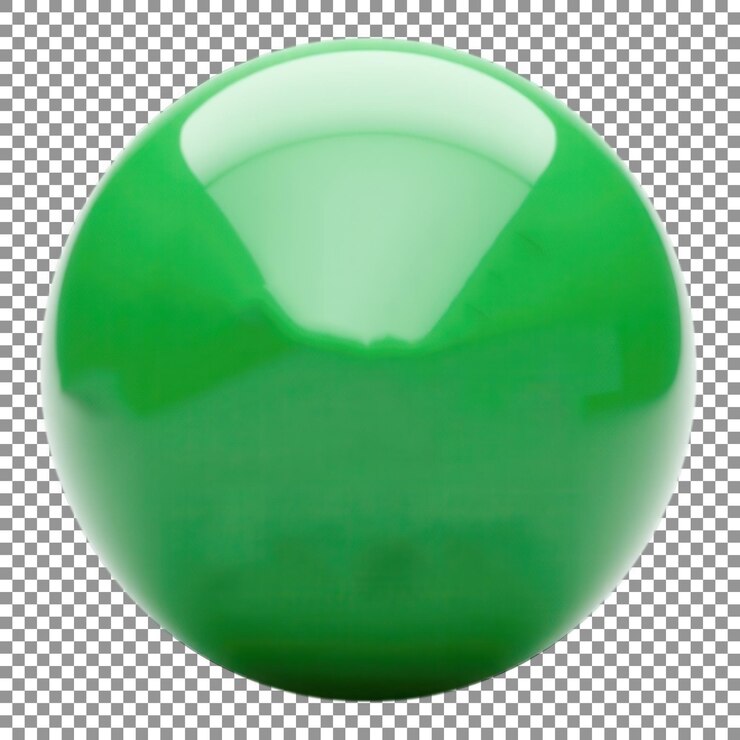 PSD esfera verde brilhante