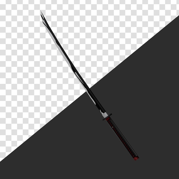 PSD espada de samurai.