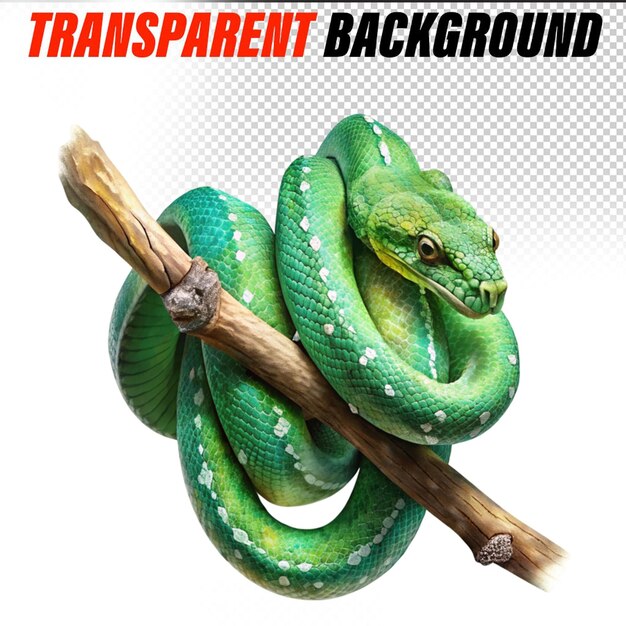 PSD especies de serpientes de hoyo trimeresurus insularis en su puesto