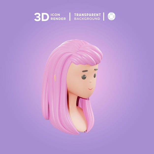 PSD espejo de belleza de icono 3d ilustración