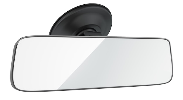 Espejo retrovisor representación 3D del espejo retrovisor aislado sobre un fondo transparente