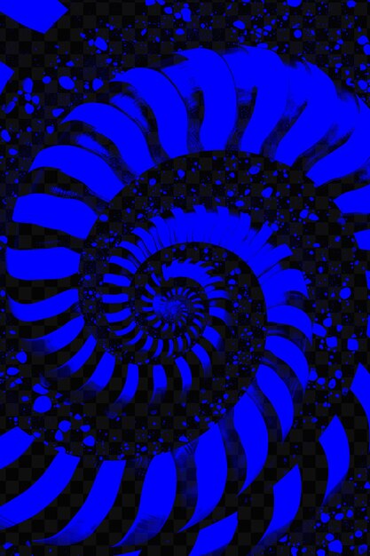 PSD una espiral en un cielo azul