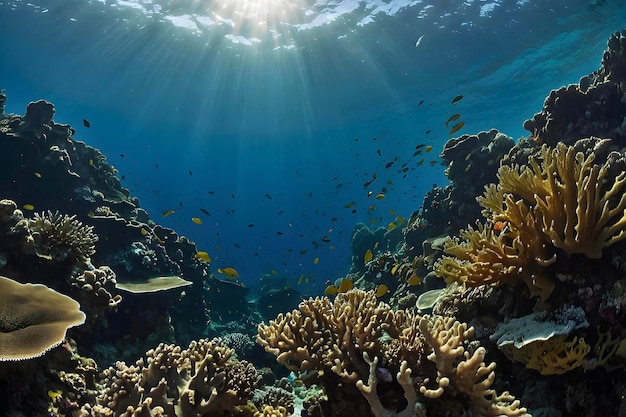 Esplorazione sottomarina dell'ecosistema vibrante delle barriere coralline