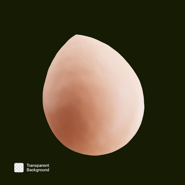 La esponja de belleza esencial 3D Icon plantilla PNG