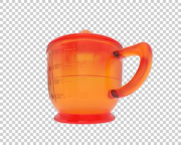 PSD espremedor isolado em fundo transparente ilustração de renderização 3d