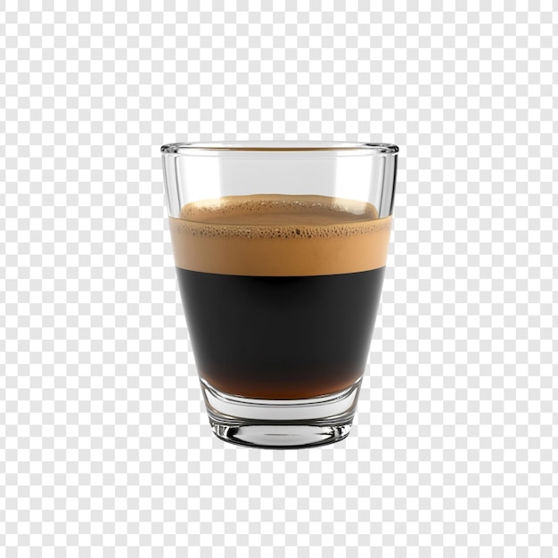 Espresso in bicchiere