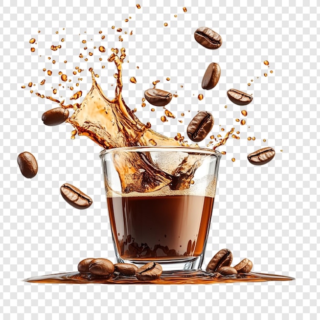 Espresso Splash Coffee Beans Energia e Caffeina