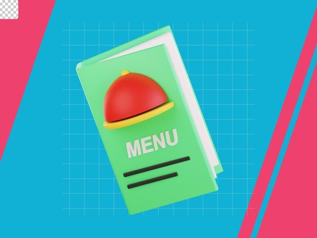 Essen menu3d-Symbol