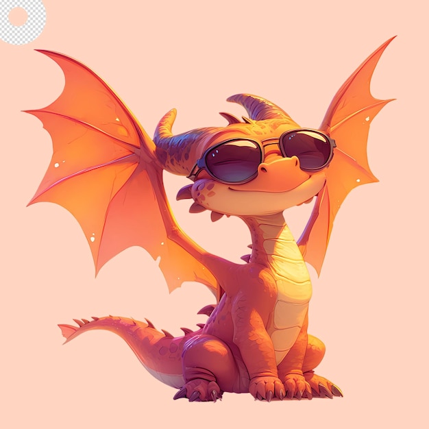 PSD c'est un bébé dragon mignon.