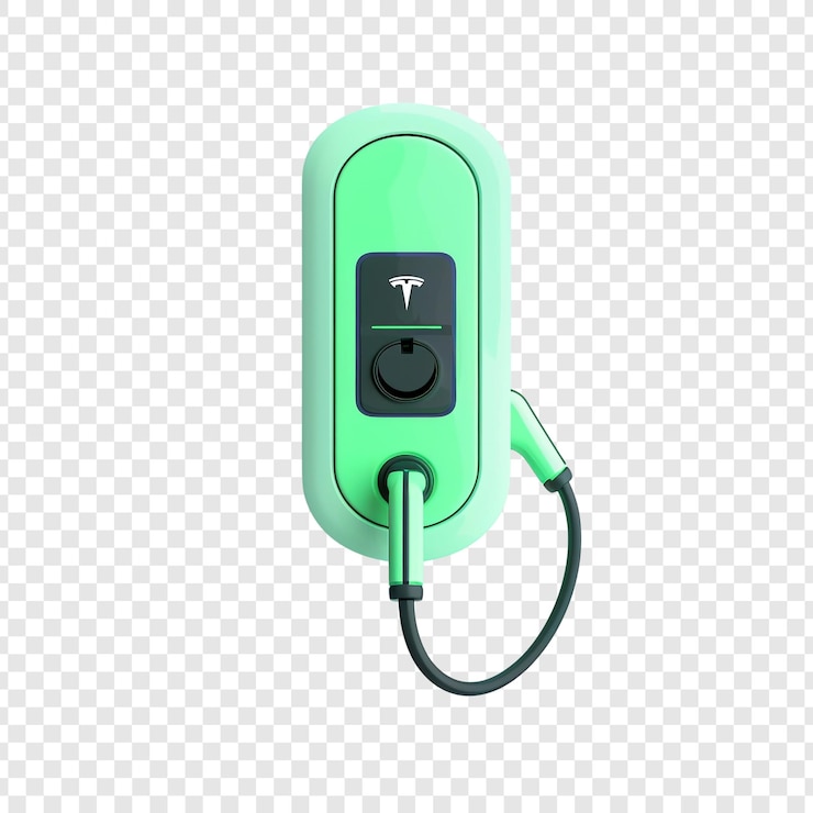PSD estação de carregamento de veículos elétricos com conector de parede tesla