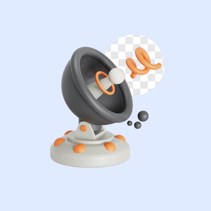 PSD estado de error ilustración 3d de la señal perdida