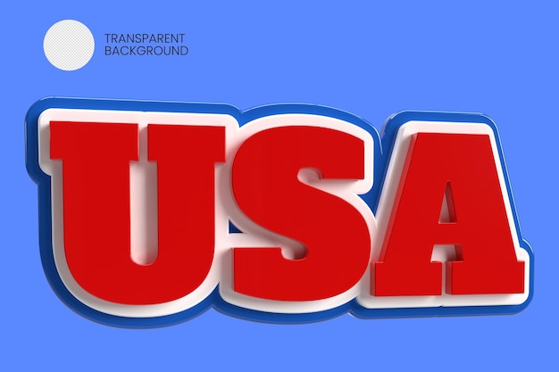 estados unidos carta 3d render plastico