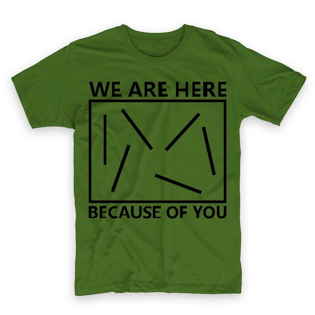 Estamos aquí por ti camiseta